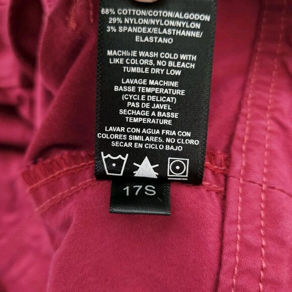 KUHL Splash 11" Cargo Shorts Women 12 Scarlet Red Utility Stretch Hiking Outdoor - Picture 4 of 10